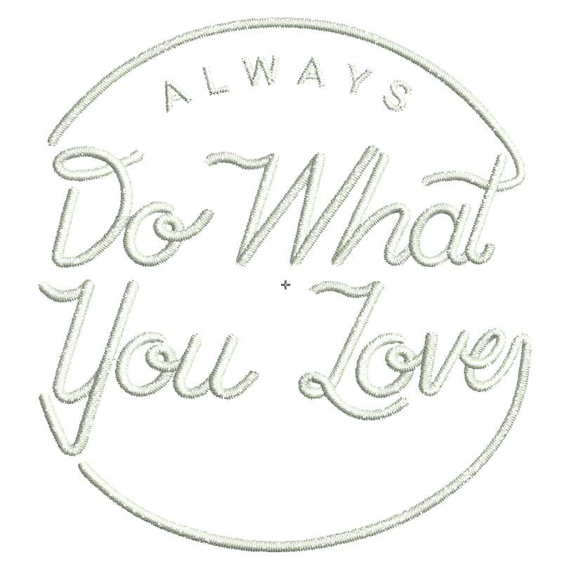 Vektorgrafik von Do what you love