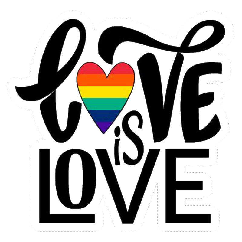 Vorlage für Vektorgrafik von Love is Love
