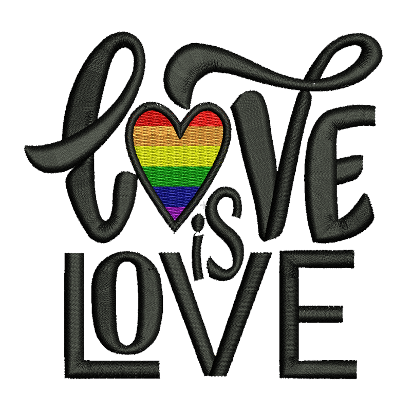 Vektorgrafik von Love is Love