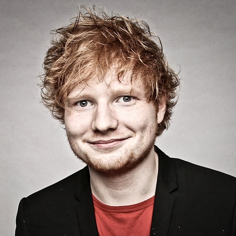 Vorlage für Vektorgrafik von Ed Sheeran