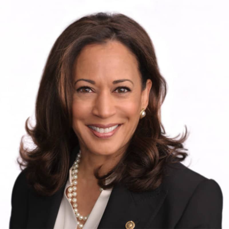 Vorlage für Vektorgrafik von Kamala Harris